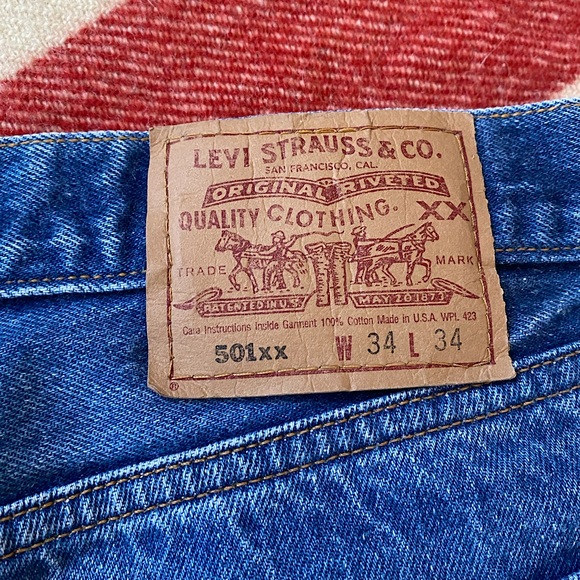 VTG 90’s LEVIS 501xx JEANS - Picture 8 of 9